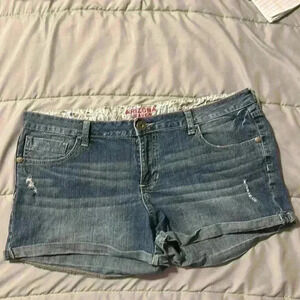Vintage Arizona distressed denim jean shorts